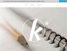 Tablet Screenshot of kstationery.com